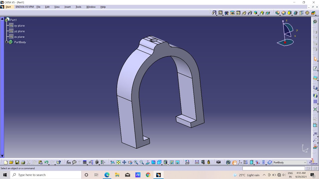 U Clamp ||  V Block Assembly || CATIA
