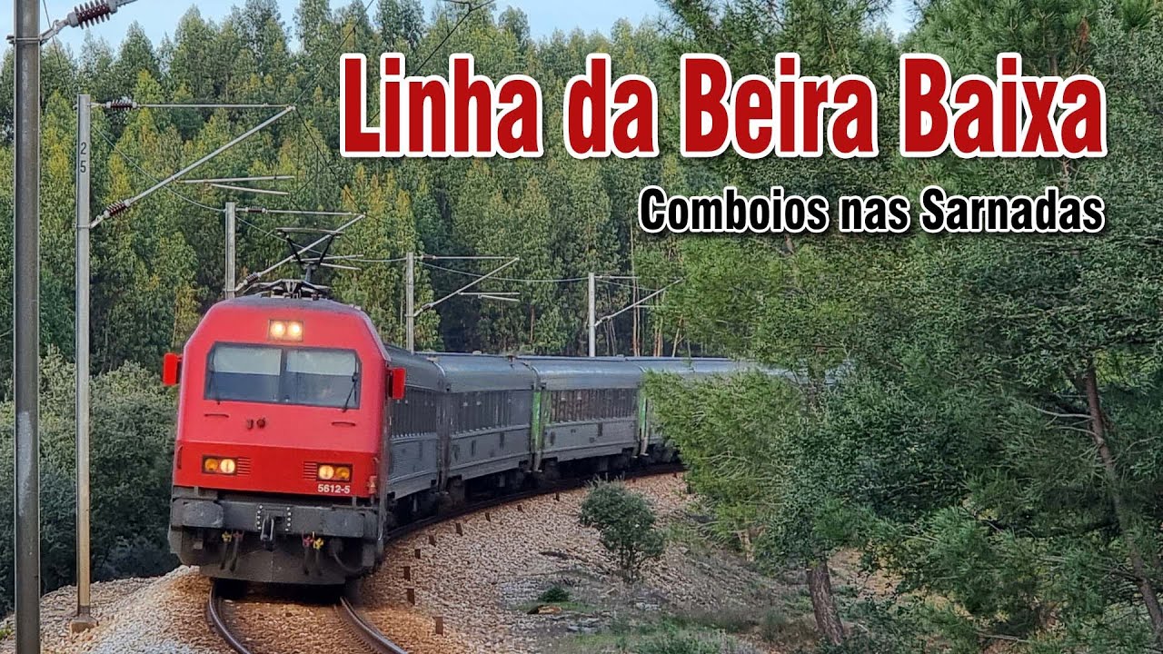 Comboios nas Sarnadas na Linha da Beira Baixa