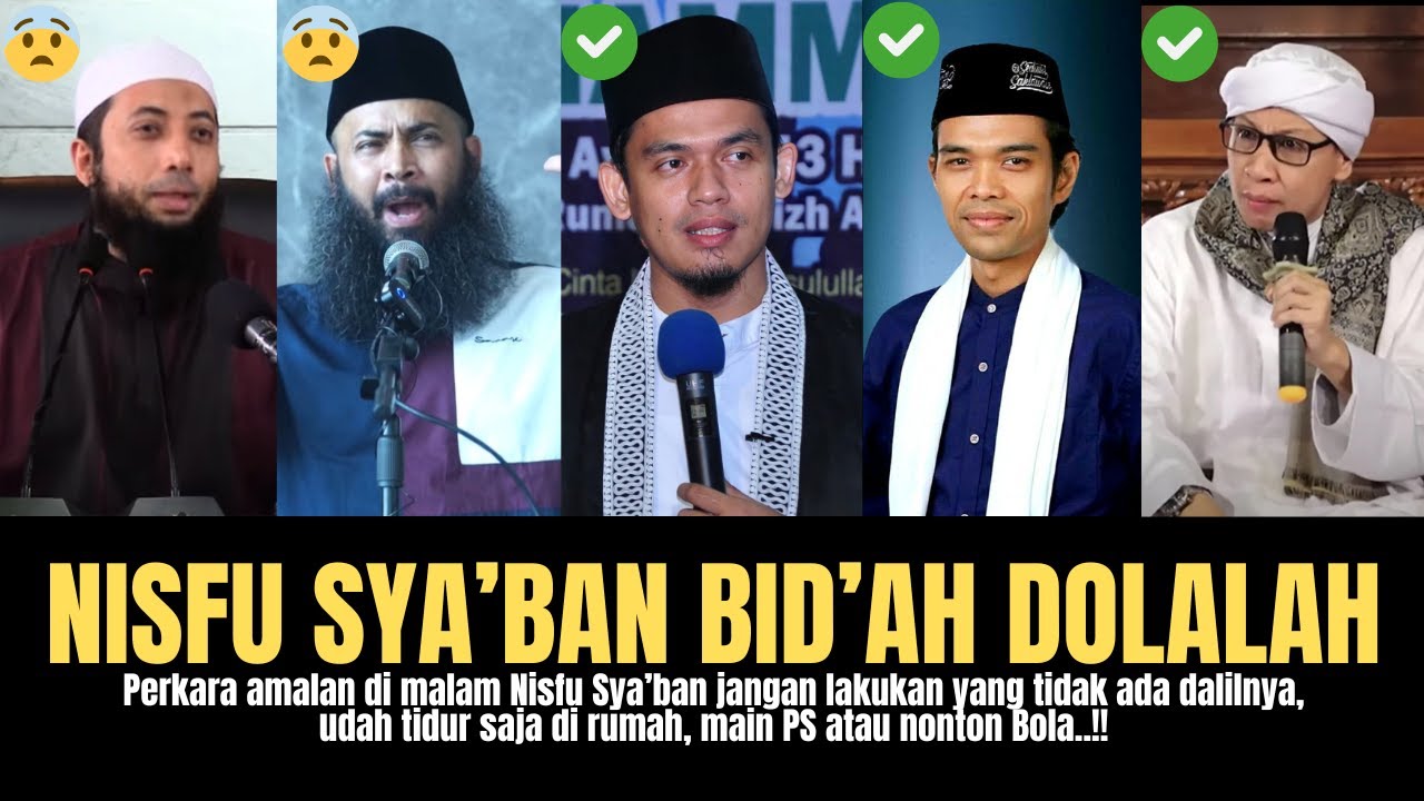 JANGAN DILAKUKAN! Amalan Nisfu Syaban Bid'ah Dolalah