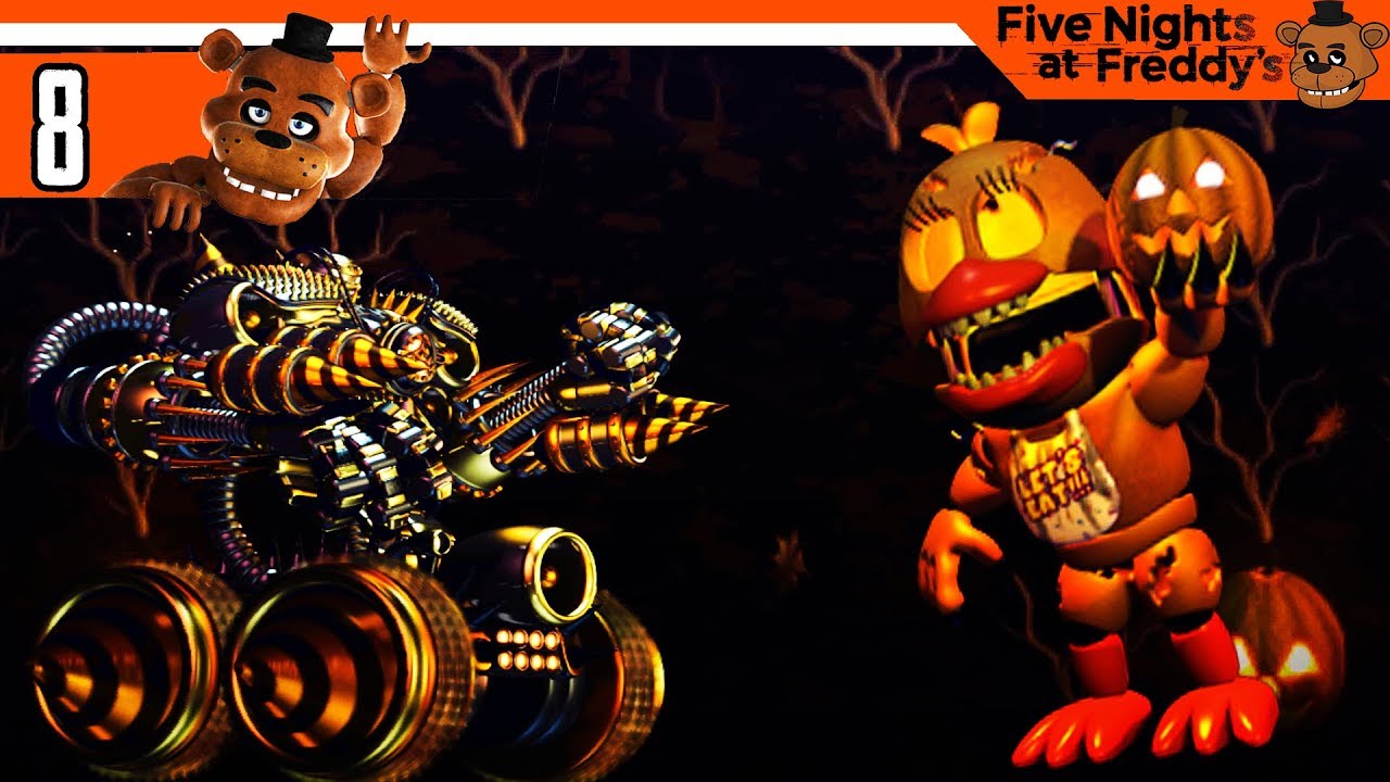 ОТКРЫЛ Джек-О-ЧикУ + СЕКРЕТНАЯ ЛОКАЦИЯ  🎃 FNAF WORLD (Фнаф ворлд) ПРОХОЖДЕНИЕ НА РУССКОМ
