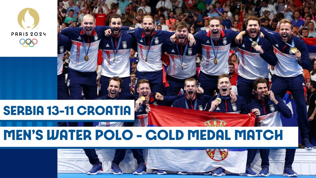 Serbia win gold medal in men's water polo 🥇🇷🇸 | Paris 2024 highlights