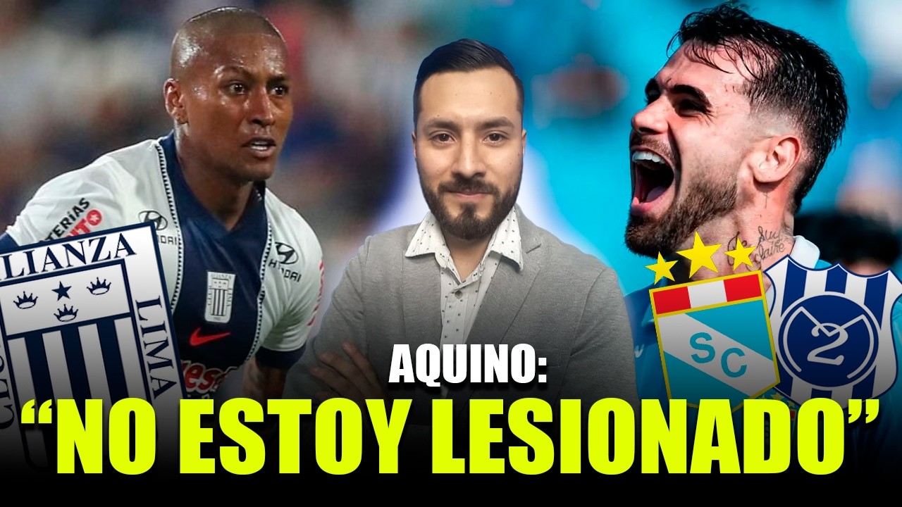 PEDRO AQUINO DICE ESTAR ENTERO FÍSICAMENTE | SPORTING CRISTAL VS 2 DE MAYO