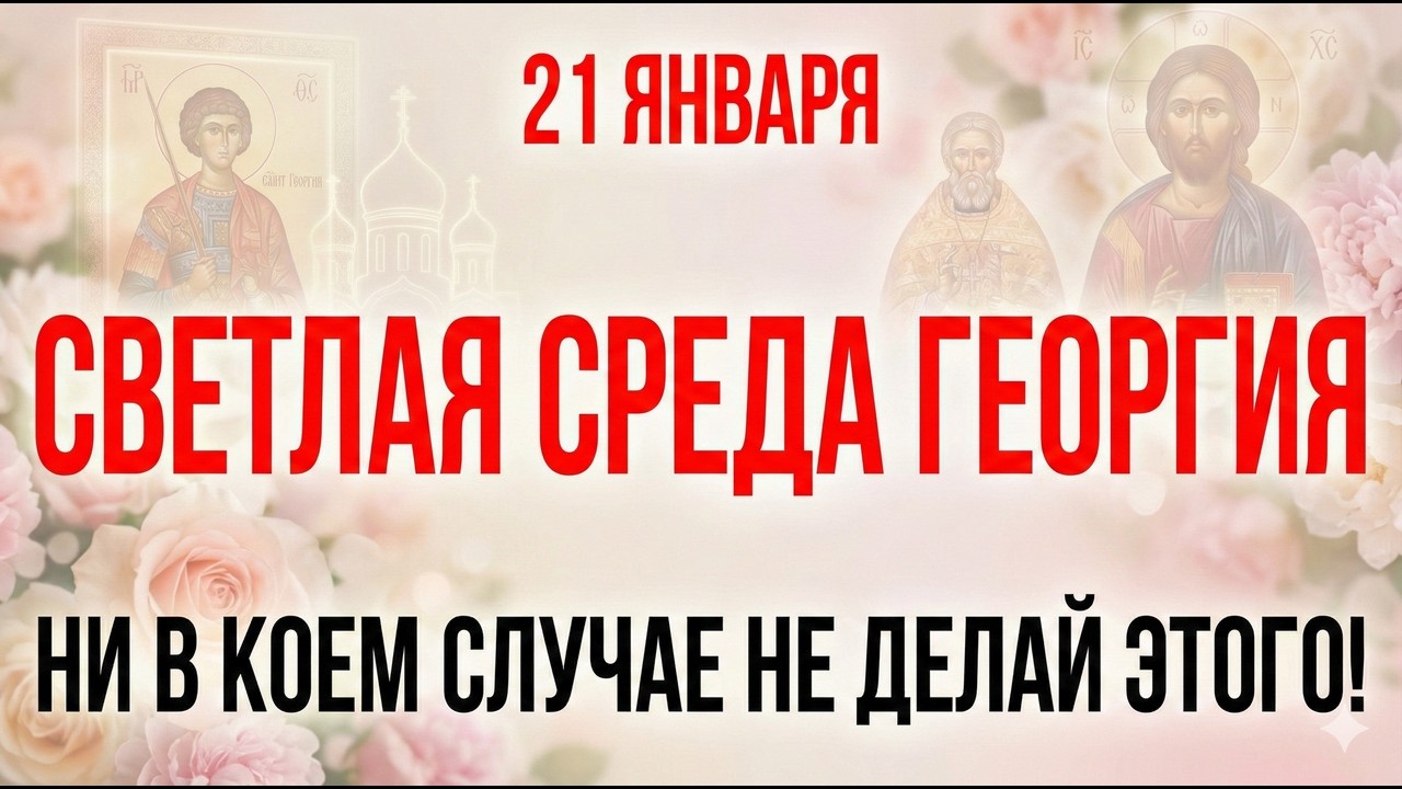 21 января Преподобный Георгий. Что нельзя делать 21 января. Народные запреты и главные приметы