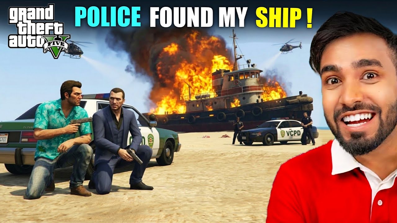 POLICE FOUND MY BROKEN SHIP | GTA 5 GAMEPLAY #2