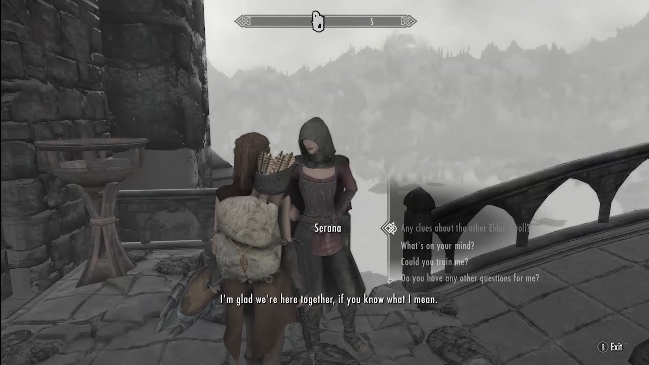 Serana asks what brings you to Skyrim (SDA mod) - The Elder Scrolls V