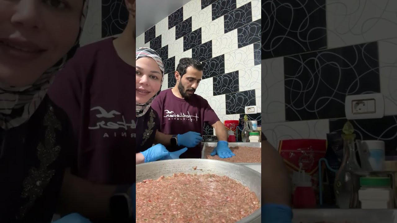 Acompáñame a cocinar con mi esposo  Kofta receta muy fácil árabe