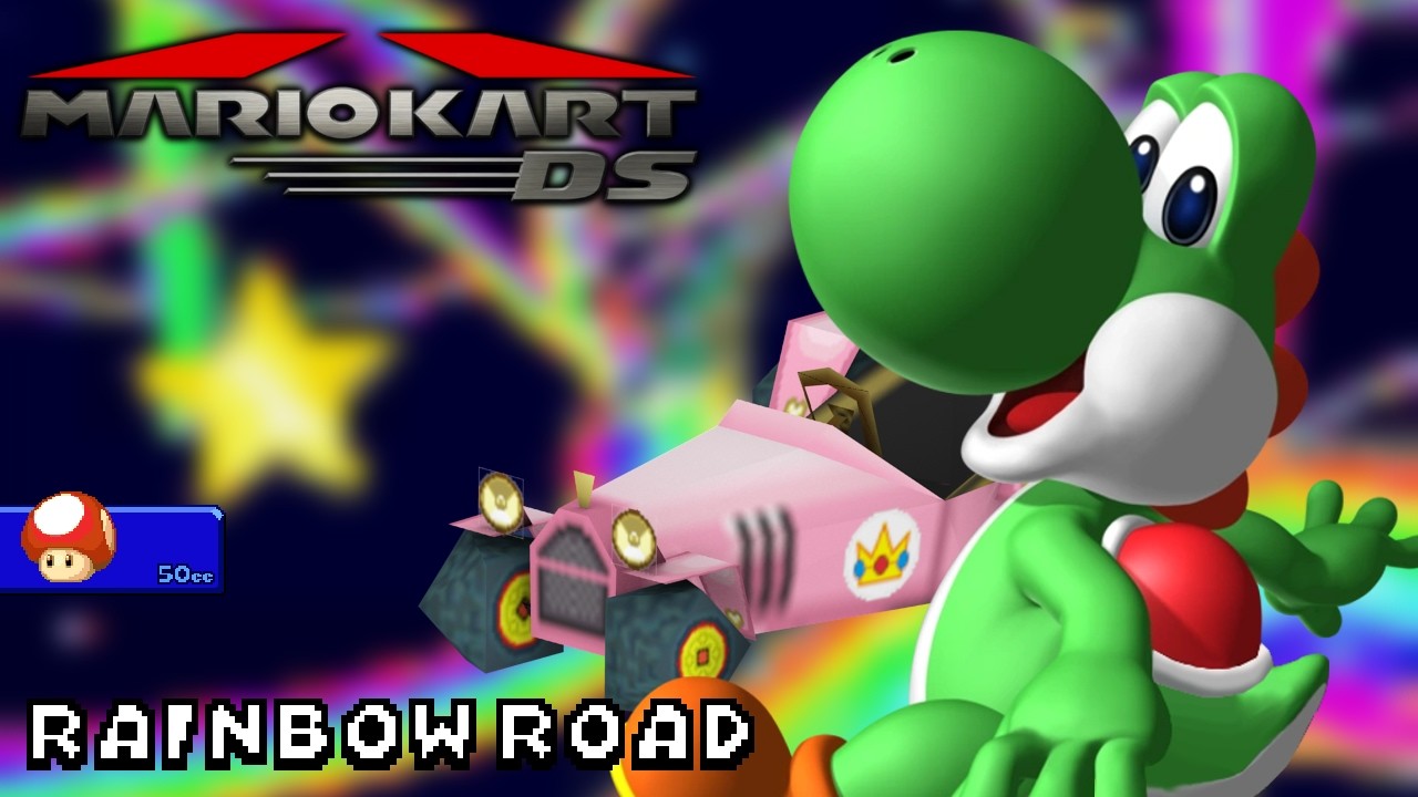 Mario Kart DS - 50cc - Yoshi - Royale - Rainbow Road | Ep. 3664