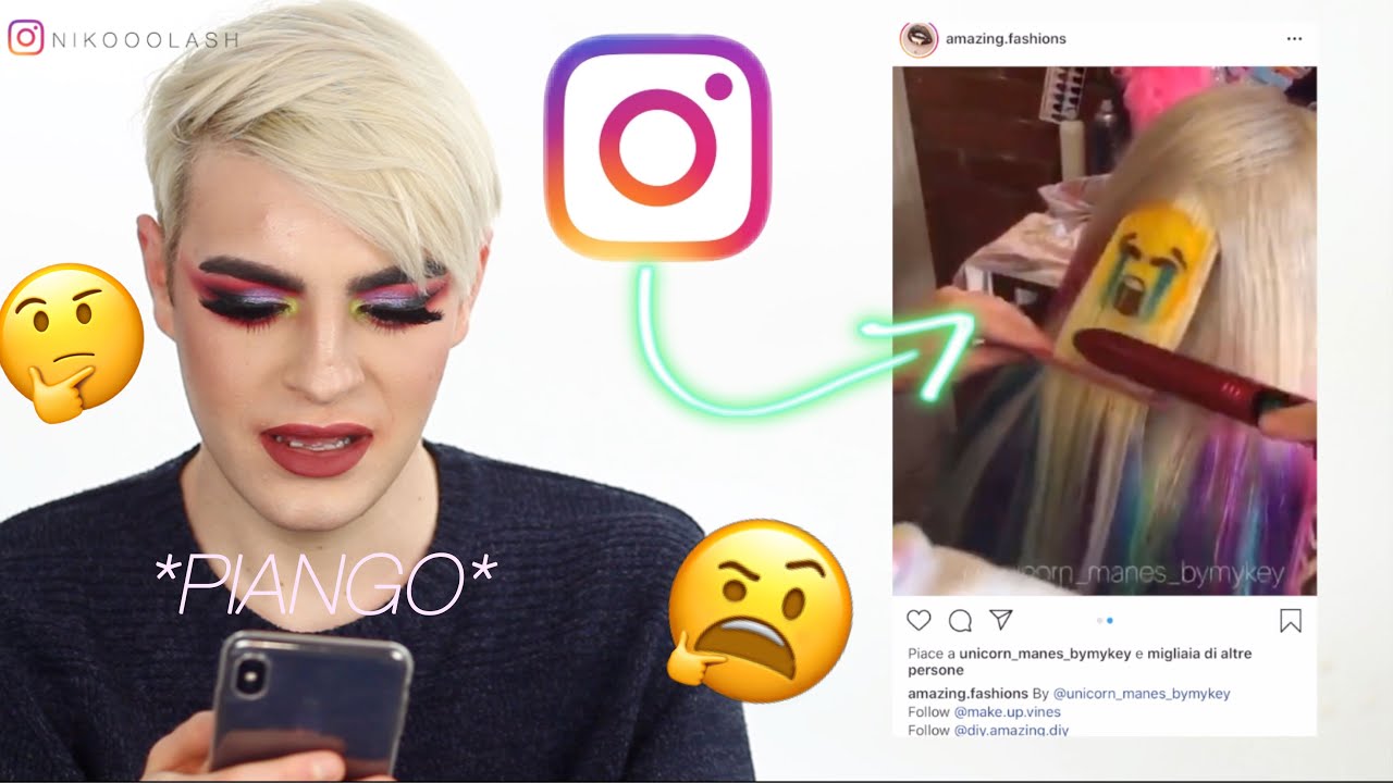PARRUCCHIERE REAGISCE AI VIDEO DI INSTAGRAM PT 4 || NIKOOOLASH