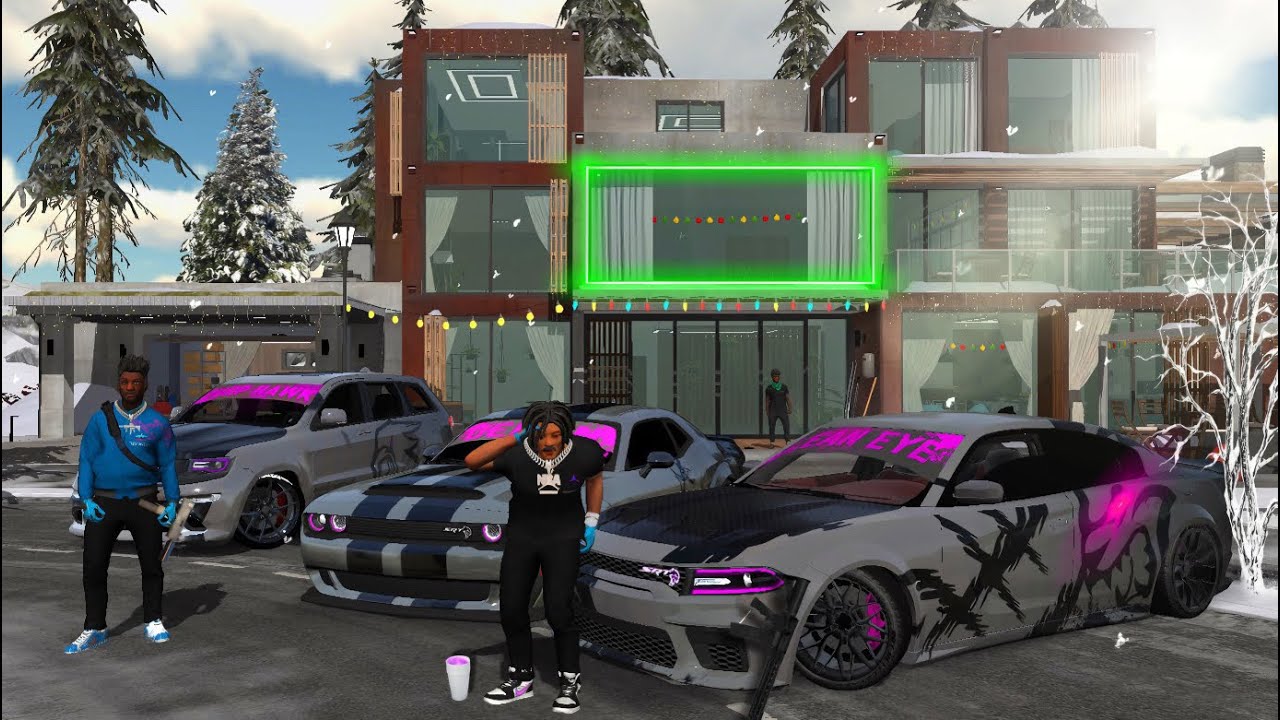 WE MADE IT OUT THE HOOD WITH OUR STRIKER HELLCATS!🔥IN CAR PARKING MULTIPLAYER “RP🏡”(part 1)