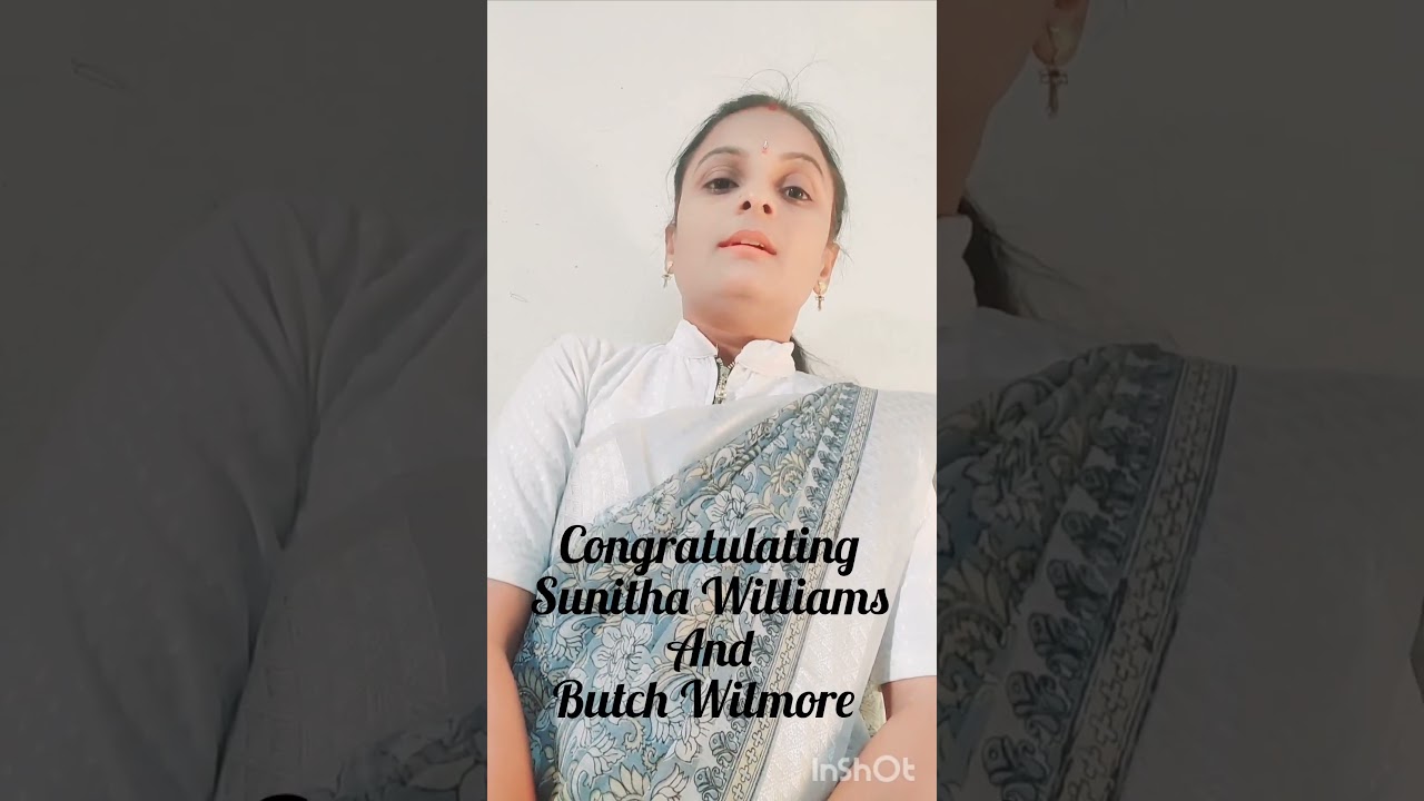 NASA, Congratulating Sunitha Williams and Butch Wilmore