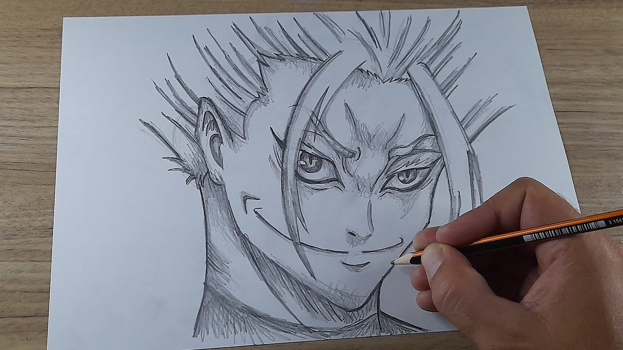 COMO DESENHAR O SHIDOU DE BLUE LOCK