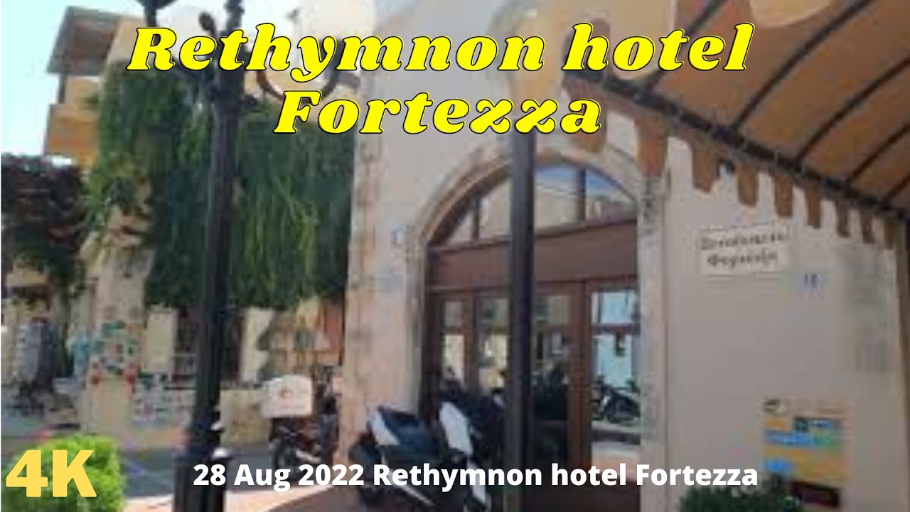 Kreta Rethymnon Old town Rethymnon hotel Fortezza 28 aug 2022