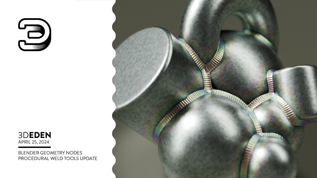 Blender, Geometry Nodes, Weld Tools Update