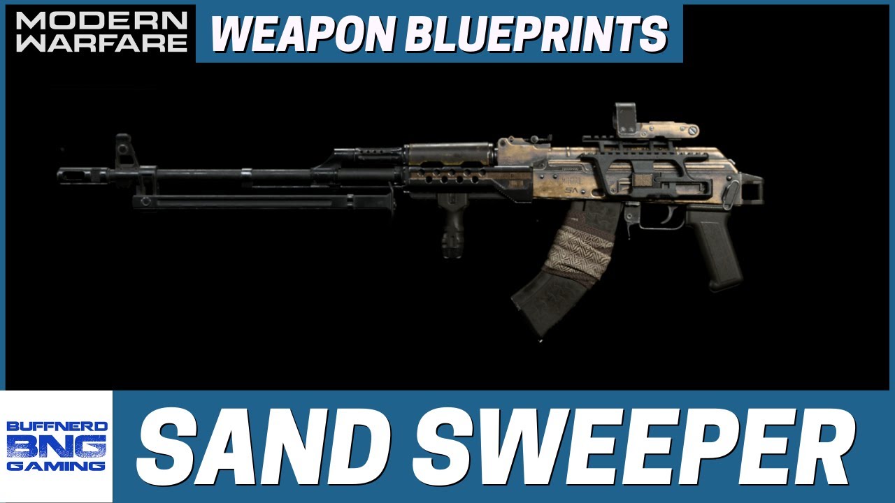 Sand Sweeper RPK - Weapon Blueprint  - Call Of Duty Modern Warfare