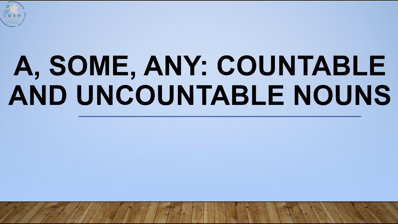 A1 English Grammar Lesson 23 | A, Some, Any (Countable, Uncountable Nouns) | Learn English with Aime