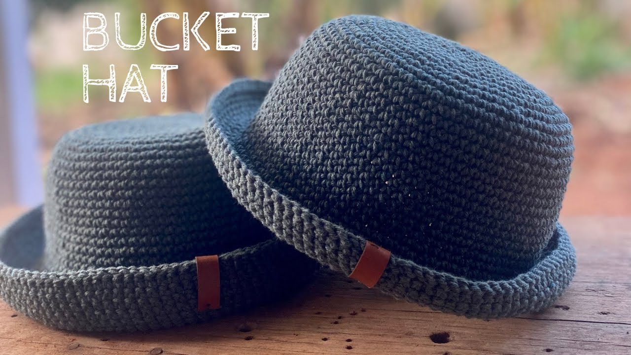 BUCKET HAT - Chap&eacute;u em Croch&ecirc; - Lindo e f&aacute;cil de fazer - passo a passo por @MarceloNunesCroche