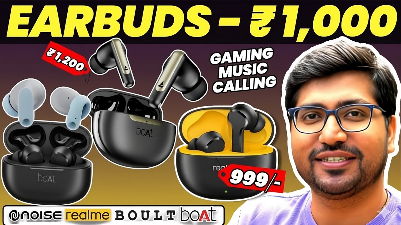 [TOP 3]🔥 Best Earbuds Under ₹1000 🎧⚡Best Earbuds For Music, Gaming, Calls & Daily Use 🎧