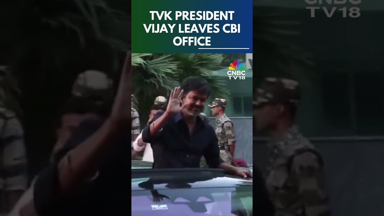 Karur Stampede Case: Actor Vijay Leaves CBI Office | TVK | Tamil Nadu Politics | N18S