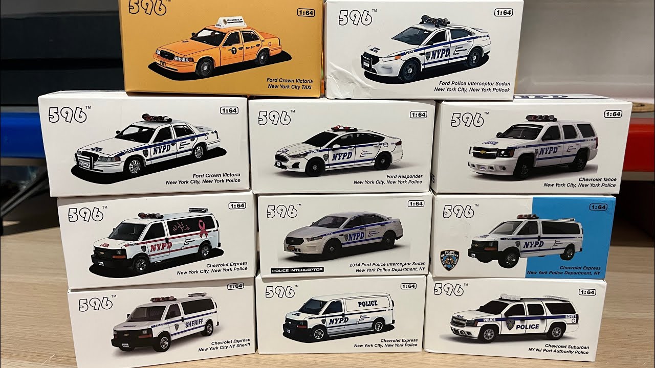 596 NYPD Diecast Collection￼ 1/64 scale