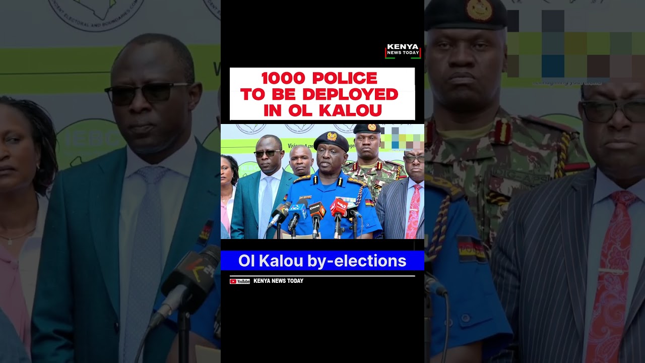 IG Announces Deployment of 1,000 Police Officers for Ol Kalou By-Election Security