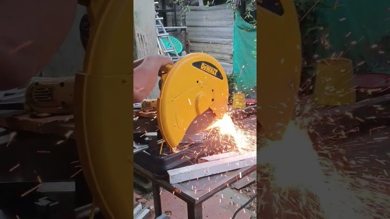 tronzadora o cortadora de metales Dewalt de 14