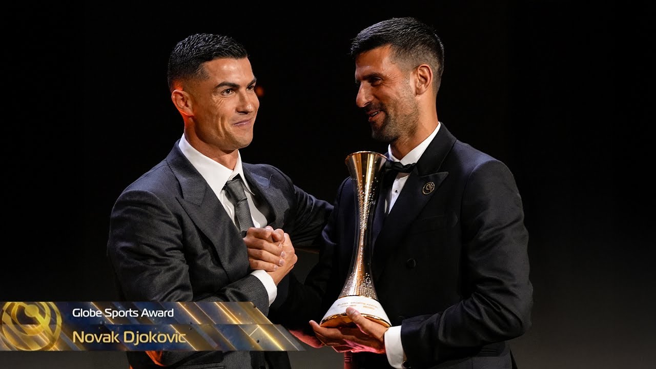 Криштиану Роналду и Новак Джокович: Первая в истории премия Globe Sports Award