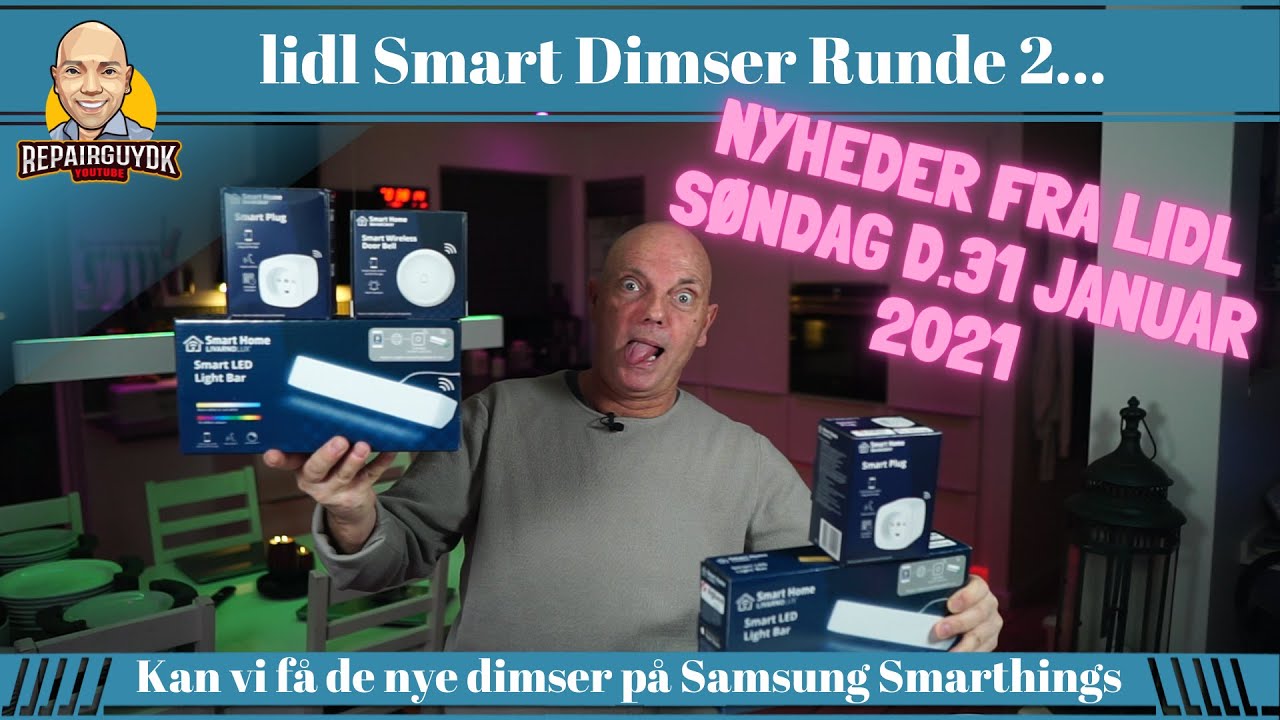 Nye Lidl Zigbee Smartdimser til din Smarthings / Philips Hue  - 31. Januar 2021