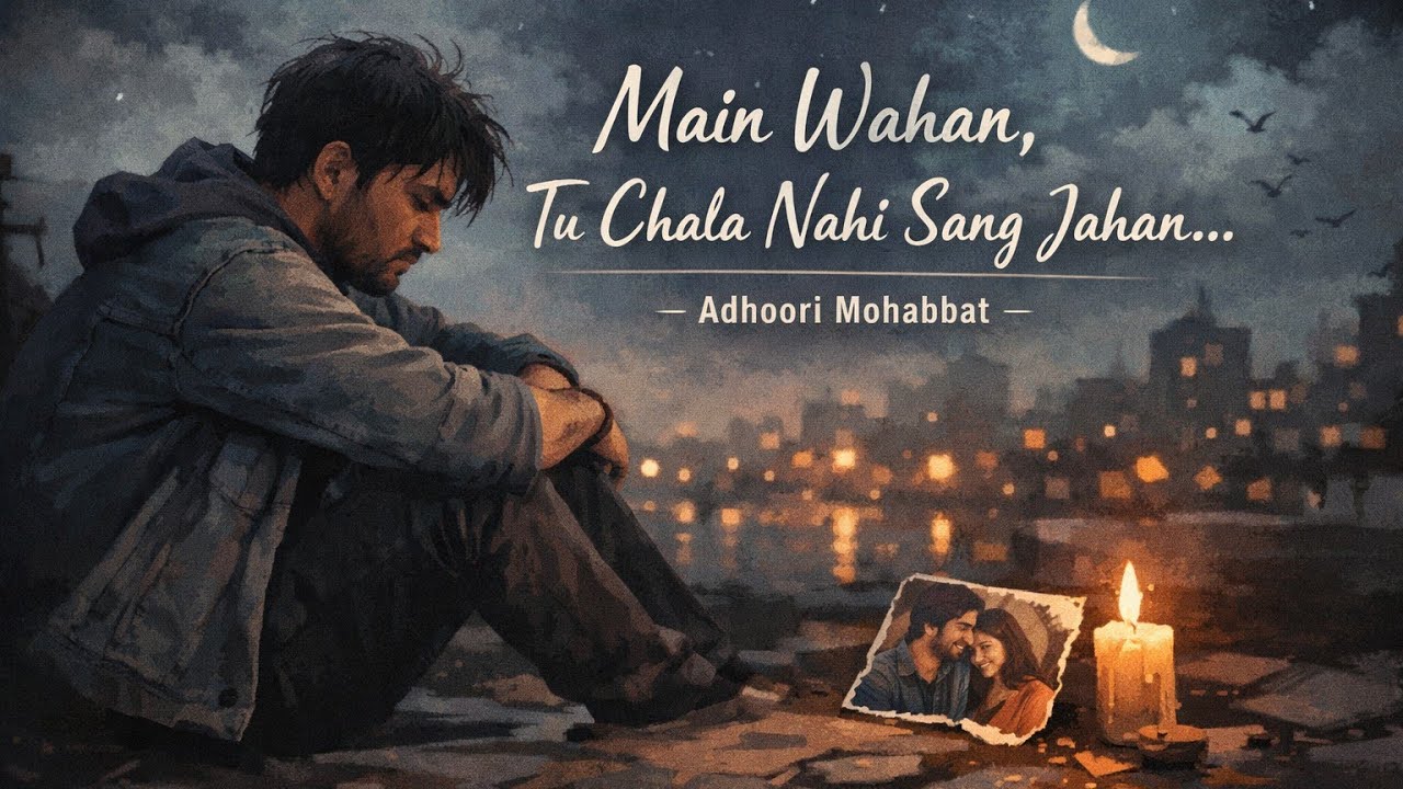 “Main Wahan Reh Gaya 💔 | Tu Chala Gaya | Heart Touching Sad Lofi Song”   |#viral 