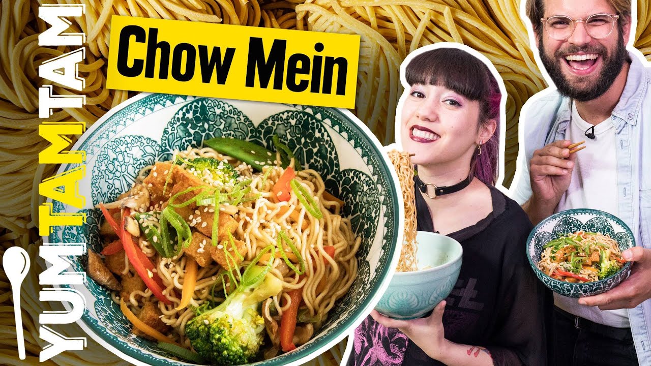 Chow Mein // Mit Gemüse & Tofu // #yumtamtam