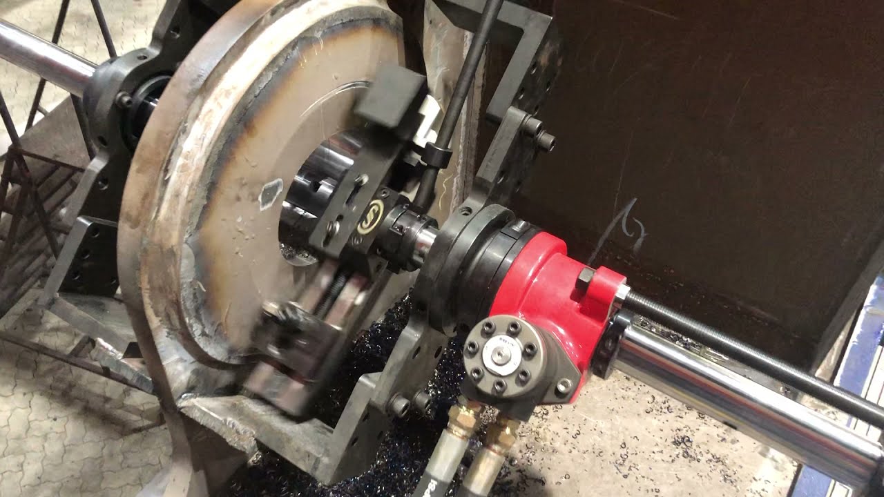 How to machining on site Facing head TDG60 Line boring for Caterpillar, Case, Komatsu,Sany