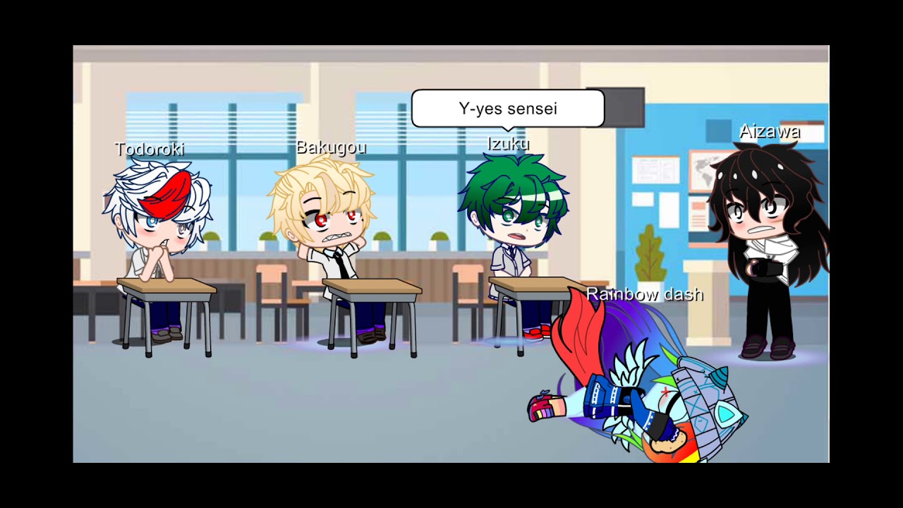 If Rainbow dash meets MHA *NO INTRO FOR NOW* ||Original|| 