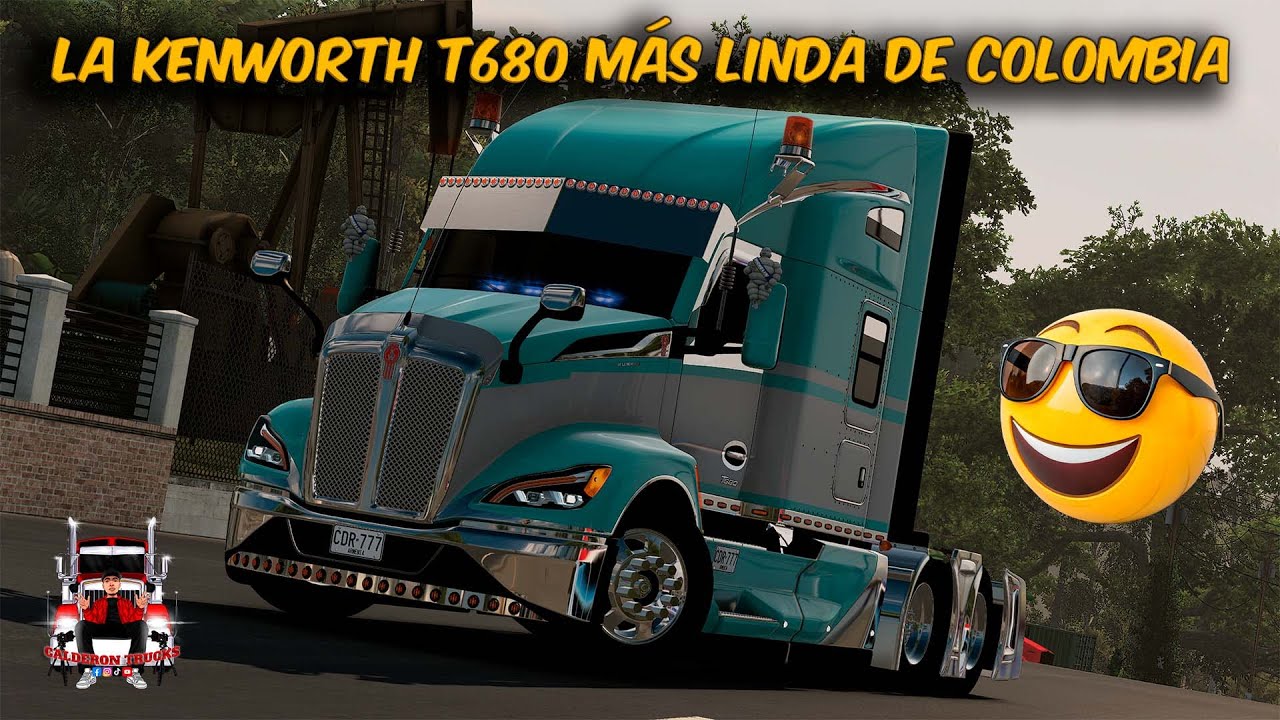 Mod - La Kenworth T680 MÁS LINDA de todo COLOMBIA | American Truck Simulator