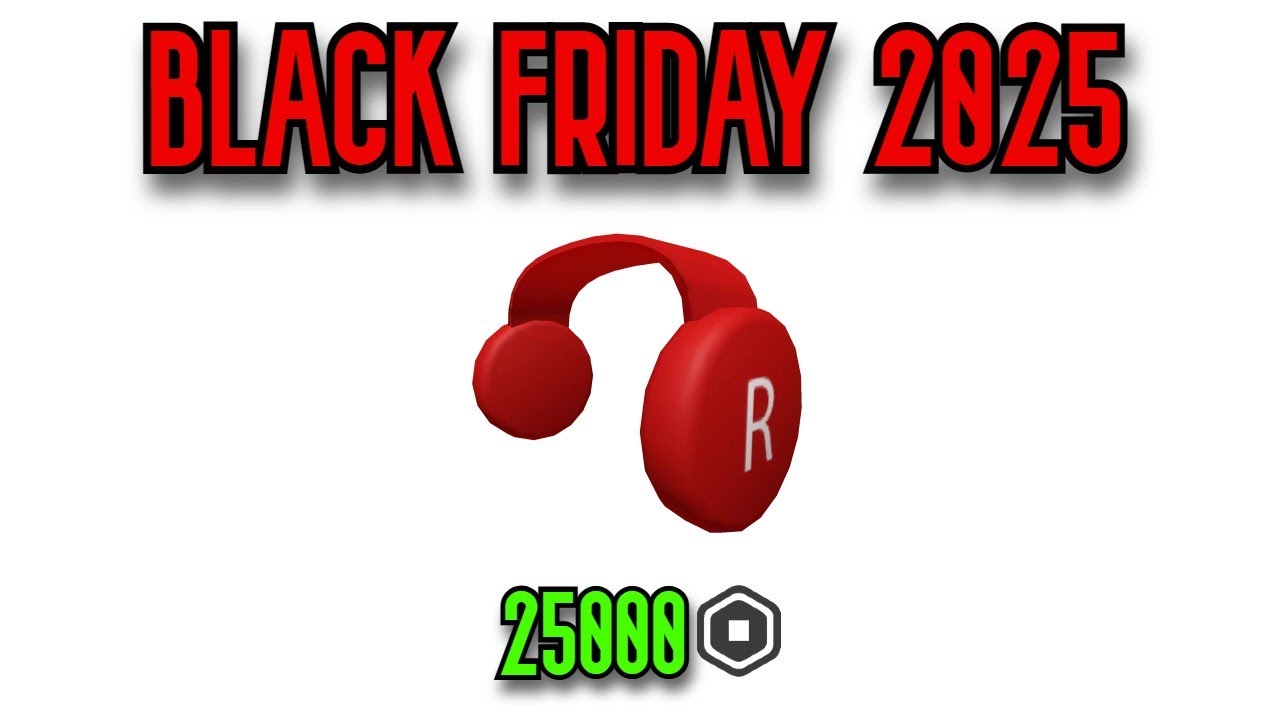 Should You Buy? Roblox Black Friday 2025 - Red Clockwork Headphones