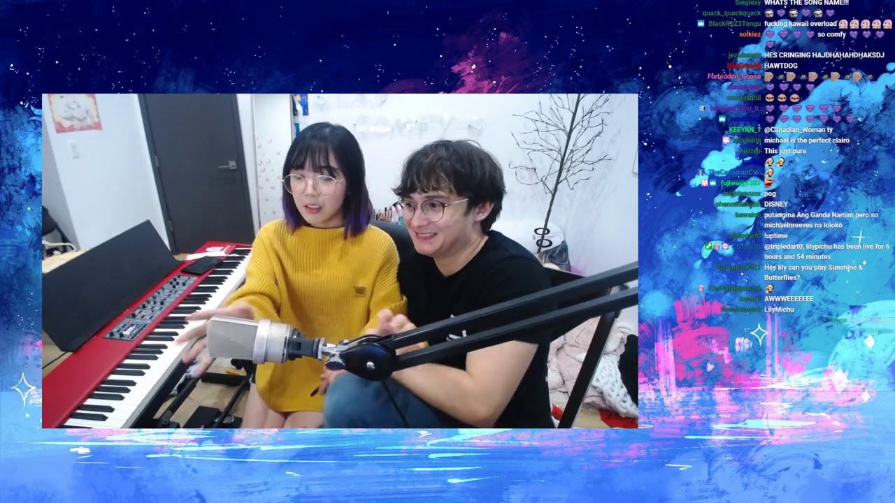 Michael teaching Lily python