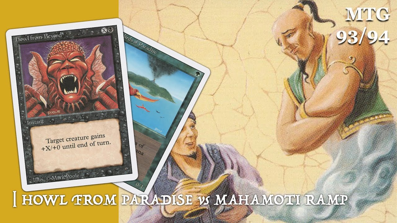 Вой из рая (W/U/B/R/G) против Махамоти Рампа (U/G) | Старая школа MTG | #225