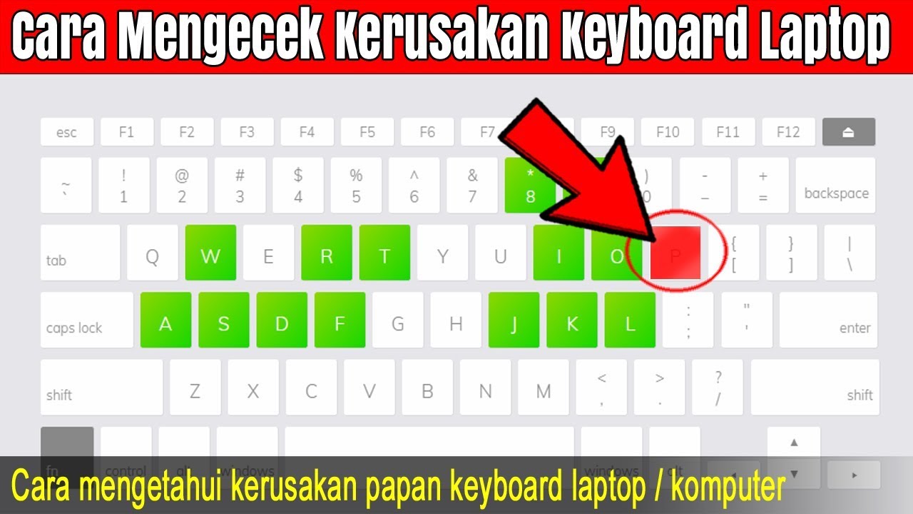 Cara Mengecek Kerusakan Keyboard Laptop dan komputer