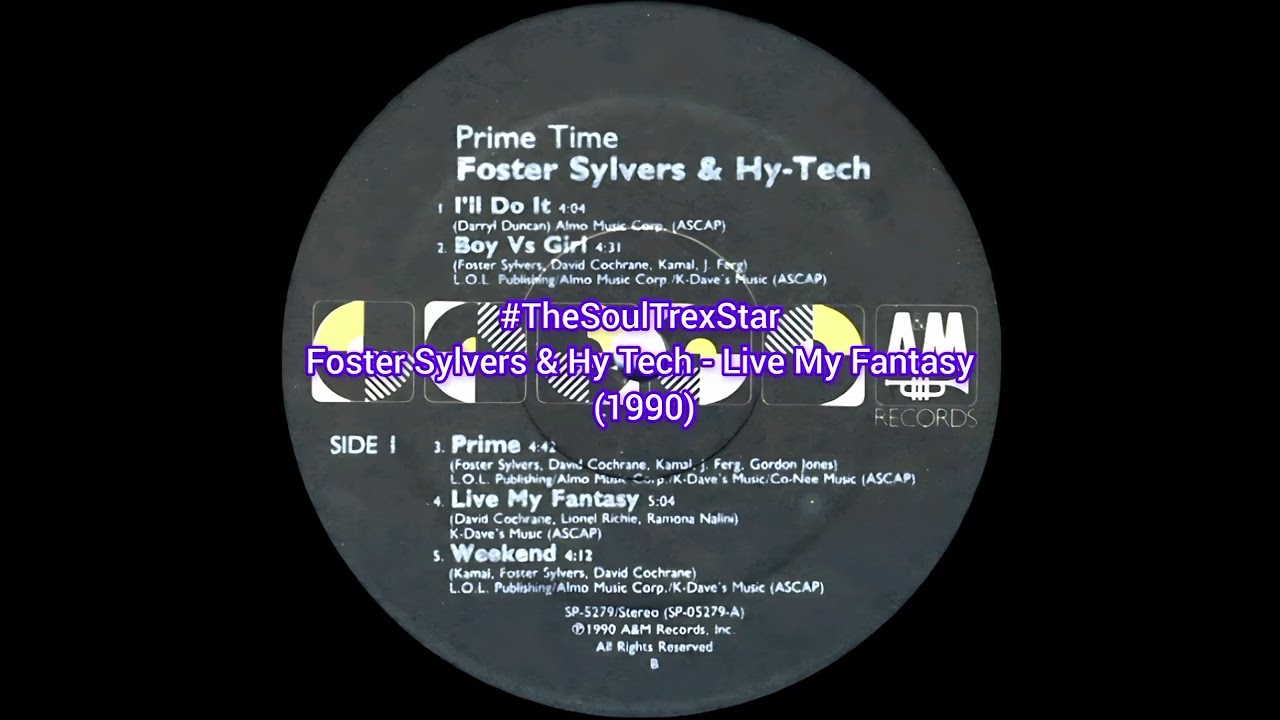 Foster Sylvers & Hy Tech - Live My Fantasy (1990) 