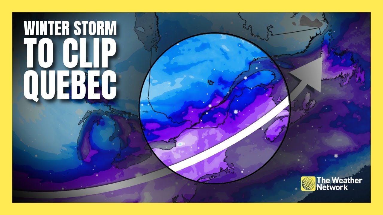 Winter Storm to Impact Quebec With Heavy Snow | #forecast
