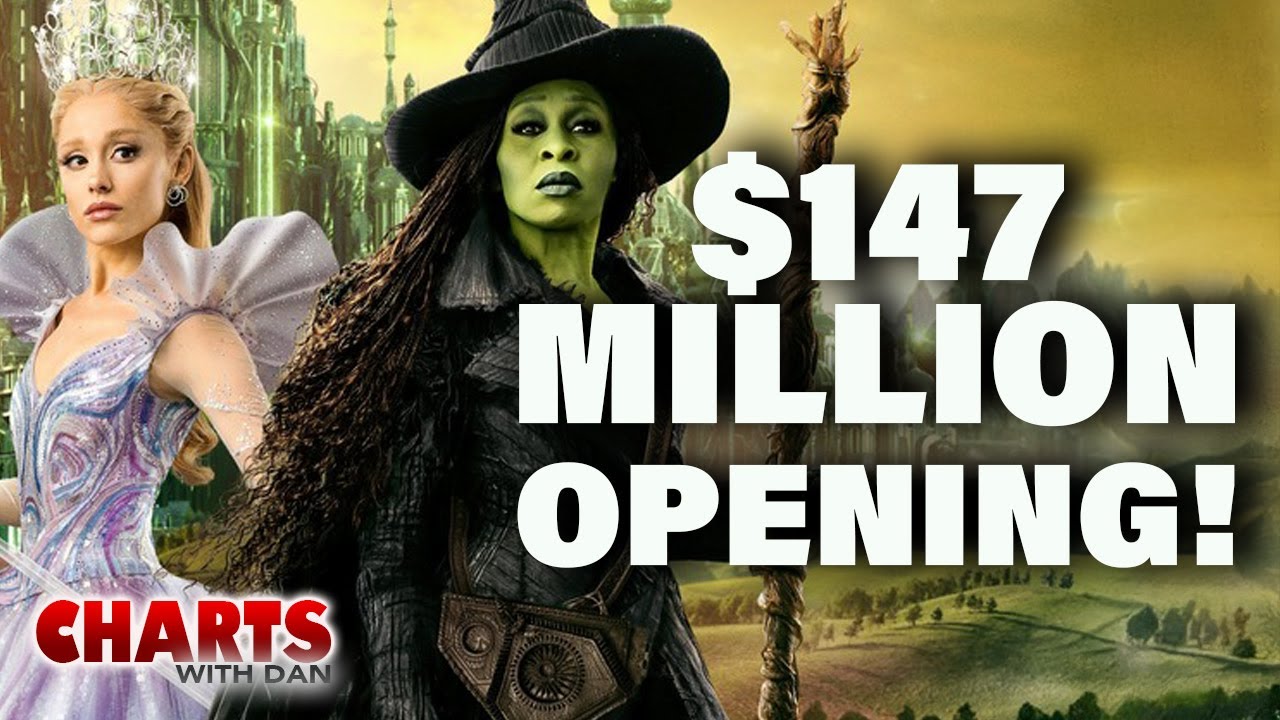 Wicked: For Good Flies to $147 Million Opening - Charts with Dan!