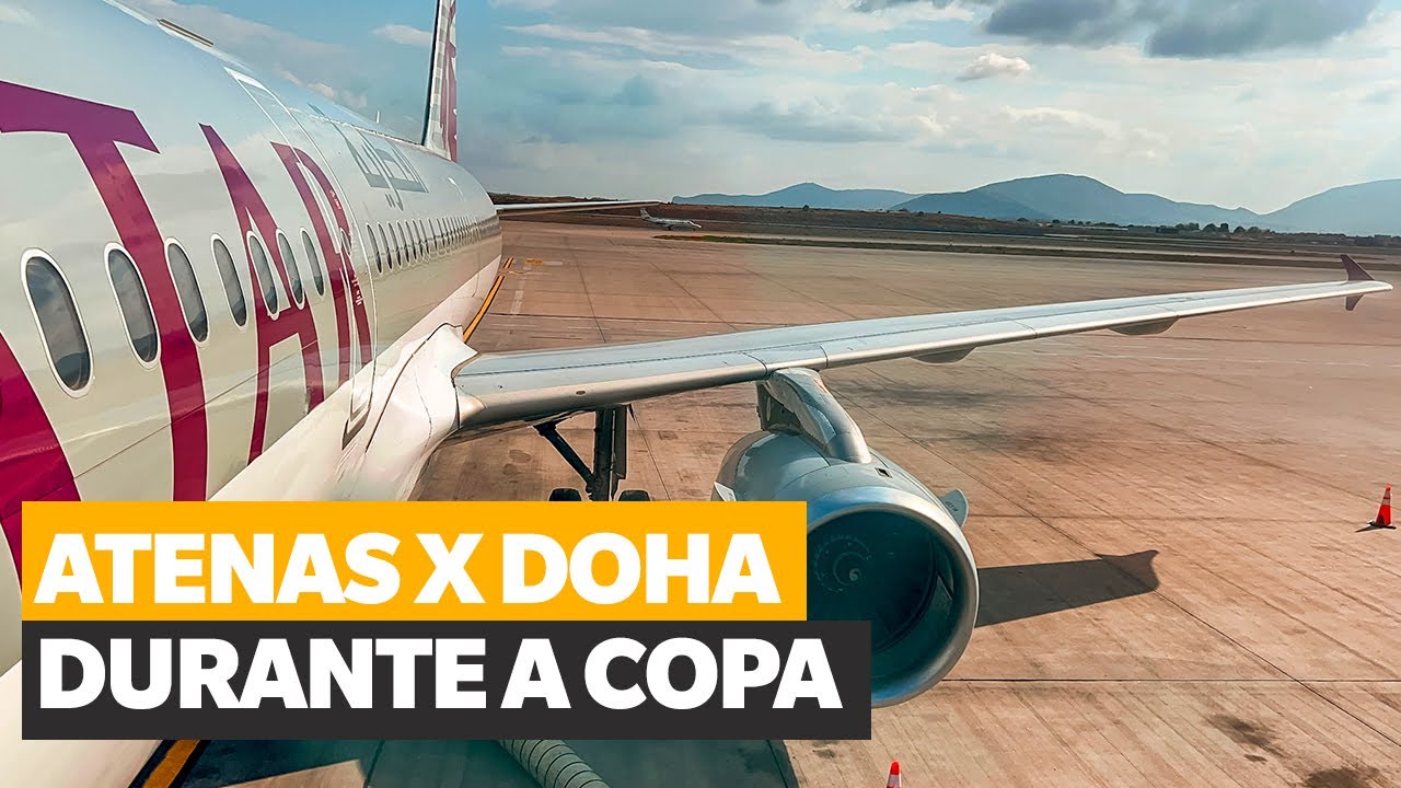 VOANDO PARA DOHA DURANTE A COPA no &uacute;ltimo A321 da Qatar Airways