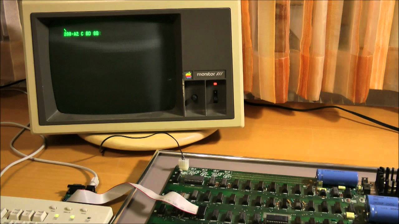 My working original 1976 Apple I - finally I got it to run - Apple 1 in 2012