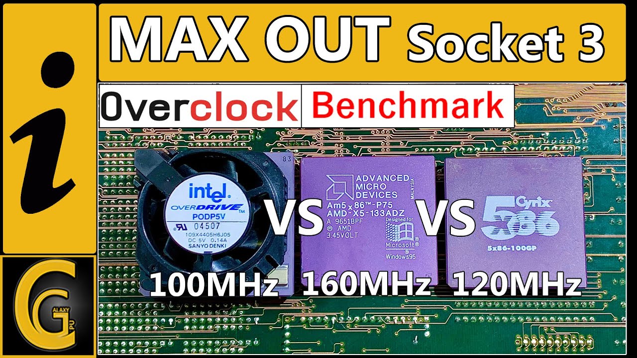 Разгон Socket 3 - 486 AMD X5 на частоте 160 МГц, Pentium OverDrive на частоте 100 МГц, Cyrix 5x86