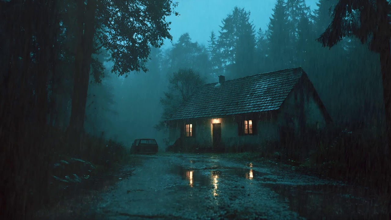 Night Rain Sounds for Sleeping 😴 Calm Rain Ambience for Insomnia & Anxiety Relief