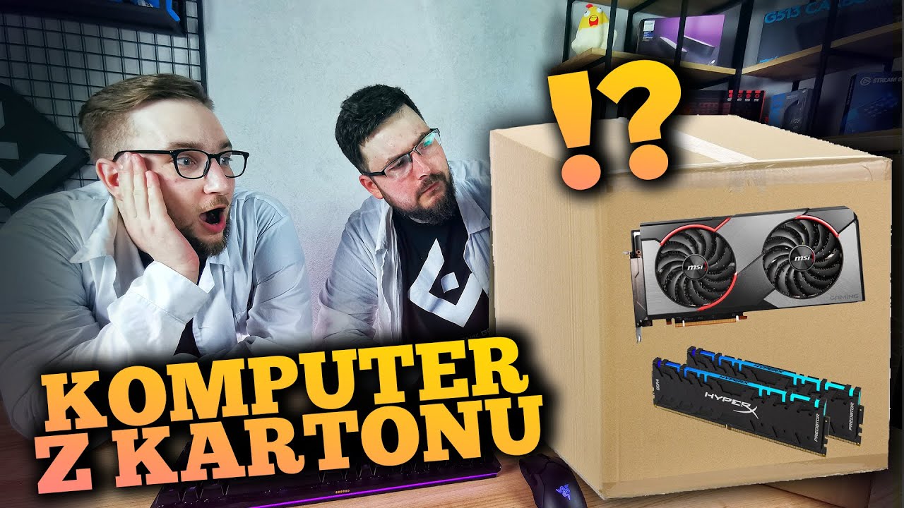 Budujemy KOMPUTER W OBUDOWIE Z KARTONU | KG LAB