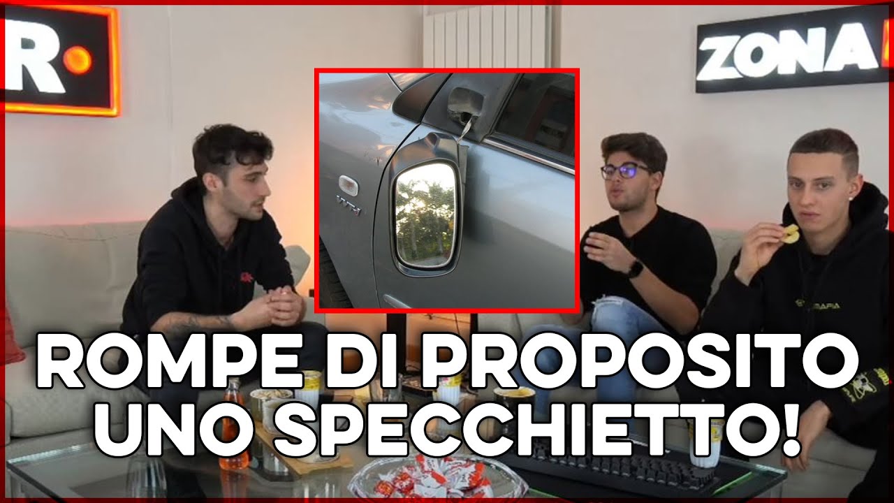 REAGIAMO AL VIDEO IN CUI MATTEW ROMPE (volutamente) LO SPECCHIETTO DI UN'AUTO!!