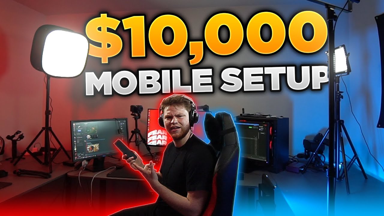 ~$10,000 Mobile Gaming Stream Setup + Room Tour
