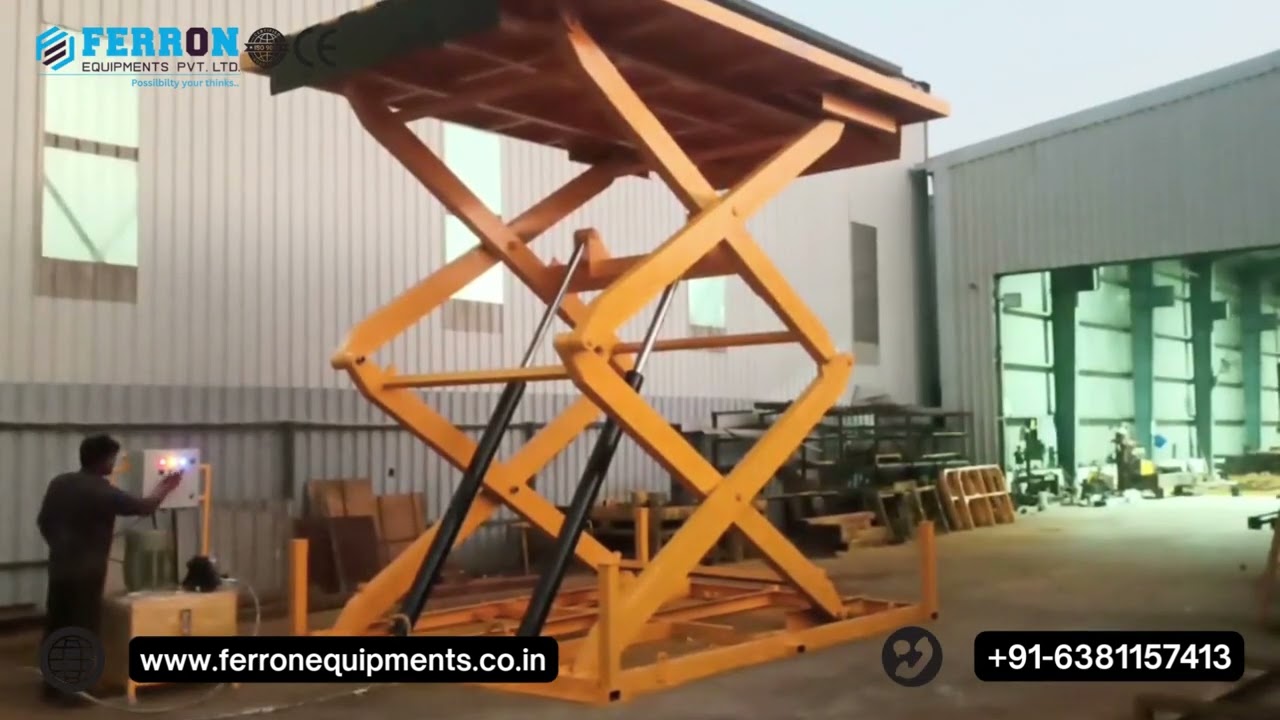 Scissor Lift | Ferron Equipment's Pvt Ltd | #manufacturing #industrial