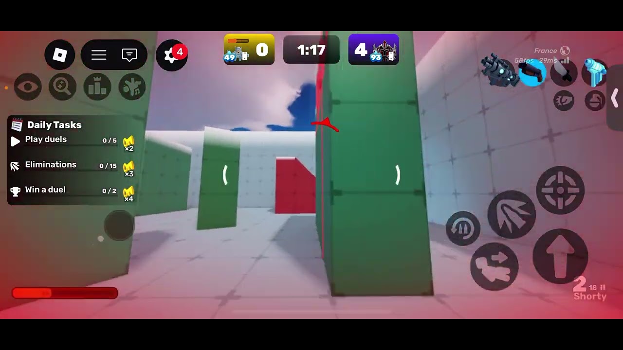 1v1ing my friend pls don’t judge he’s level 93