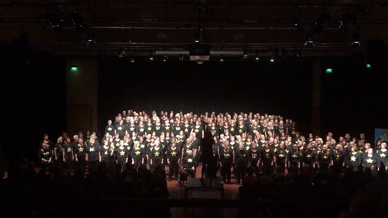 Rock Choir singing 'What Christmas Means to Me'