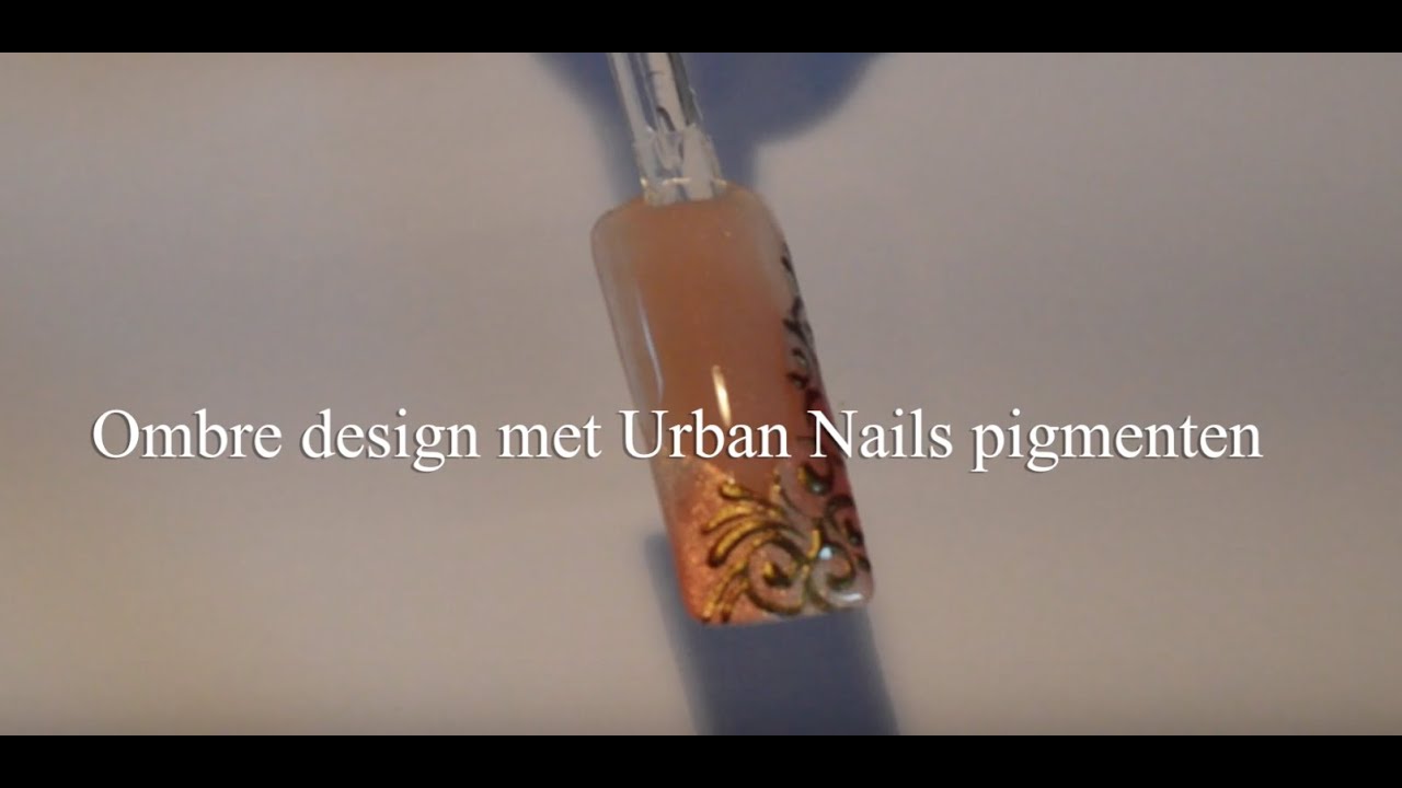 Ombre design met Urban Nails Pigmenten